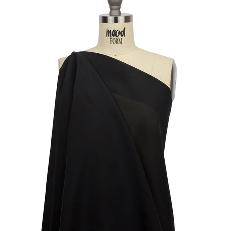 Famous Australian Designer Black Polyester Organza