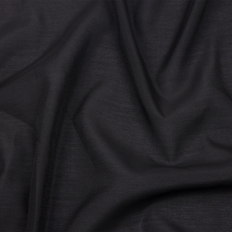 Famous Australian Designer Black Polyester Organza