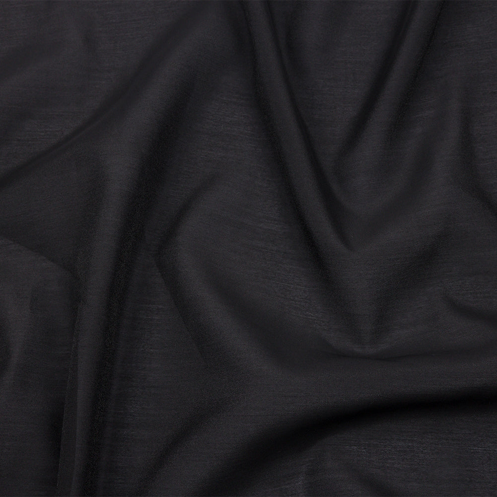 Famous Australian Designer Black Polyester Organza