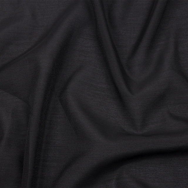 Famous Australian Designer Black Polyester Organza