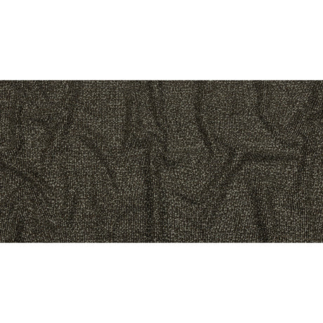 Famous Designer White, Brown and Taupe Striped Blended Wool Knit Boucle