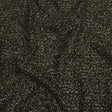 Famous Designer White, Brown and Taupe Striped Blended Wool Knit Boucle