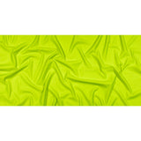 Italian Neon Lime Double Face Stretch Super 150 Virgin Wool Twill Suiting