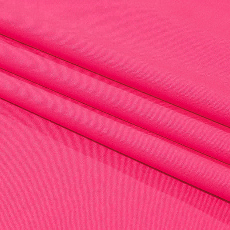 Italian Hi-Vis Pink Double Face Stretch Super 150 Virgin Wool Twill Suiting