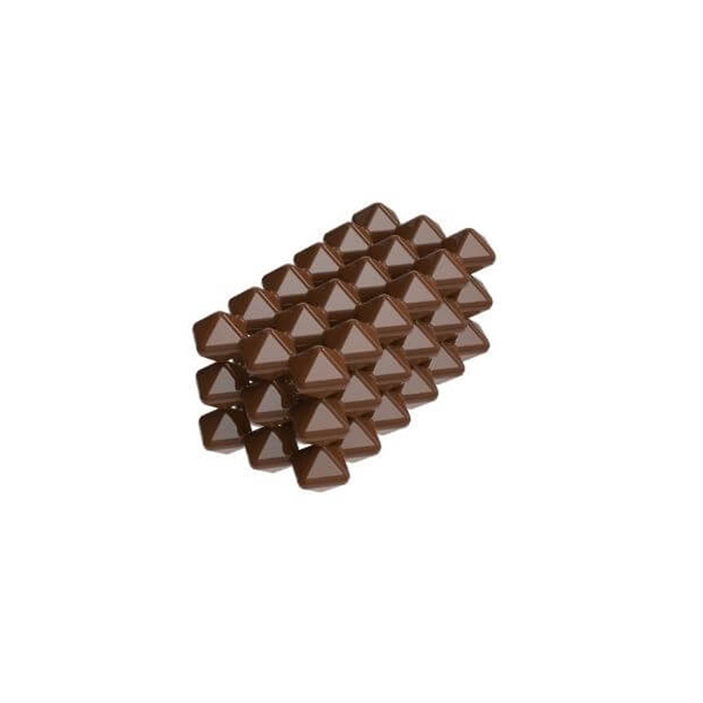 Greyas Polycarbonate Chocolate Mold, Triangle Bar, 3 Cavities