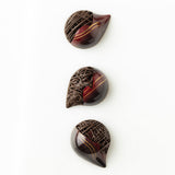 Greyas Polycarbonate Chocolate Mold, Teardrop by Luis Amado, 24 Cavities