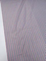 Cotton Poplin Striped Fabric