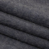 Fur-Like Alpaca and Wool Coating by Balenciaga - Heathered Silver and Black - Made in Italy