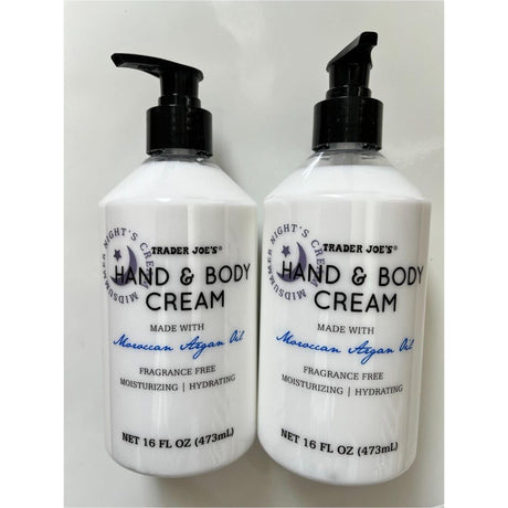 Trader Joe’s Hand & Body Cream with Moroccan Argan Oil | 16 Fl Oz