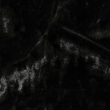 Balenciaga Italian Black Alligator Embossed Rayon and Polyester Crushed Velvet