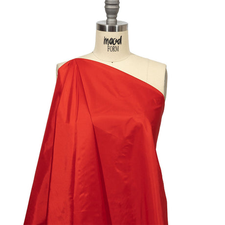 Balenciaga Italian Red Lightweight Nylon Twill