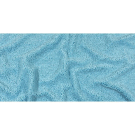 Balenciaga Italian Baby Blue Faux Shearling with Knit Backing
