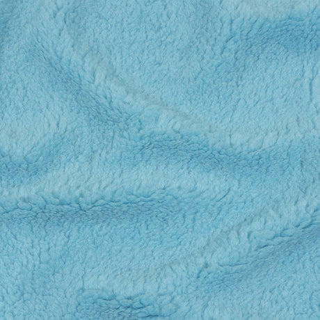 Balenciaga Italian Baby Blue Faux Shearling with Knit Backing