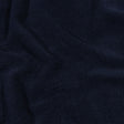 Balenciaga Italian Navy Single Face Polyester and Acrylic Plush Sweatshirt Fleece