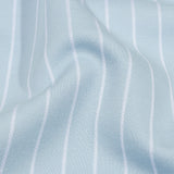 Balenciaga Italian Baby Blue and White Cotton Blend Jacquard Knit