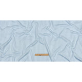 Balenciaga Italian Baby Blue and White Cotton Blend Jacquard Knit