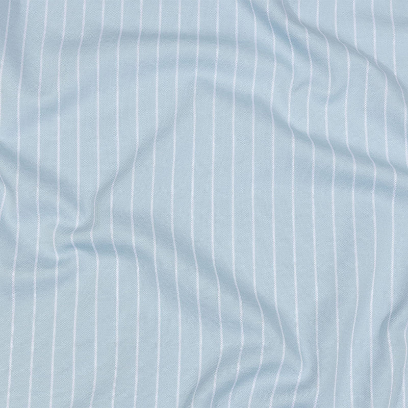 Balenciaga Italian Baby Blue and White Cotton Blend Jacquard Knit