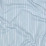Balenciaga Italian Baby Blue and White Cotton Blend Jacquard Knit