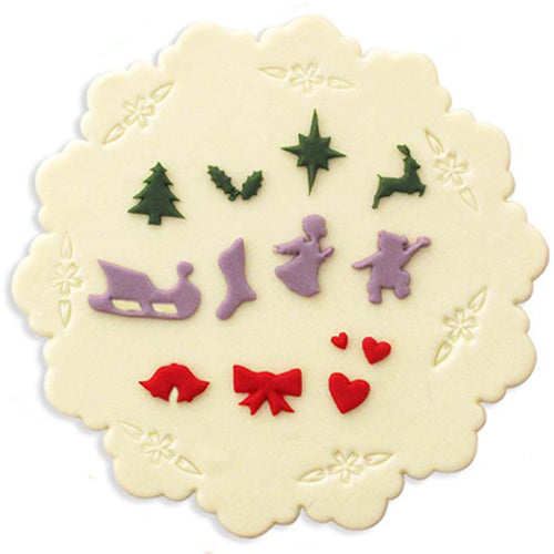 JEM Cutters 102CI004 Christmas & Wedding Miniatures - Pack of 12