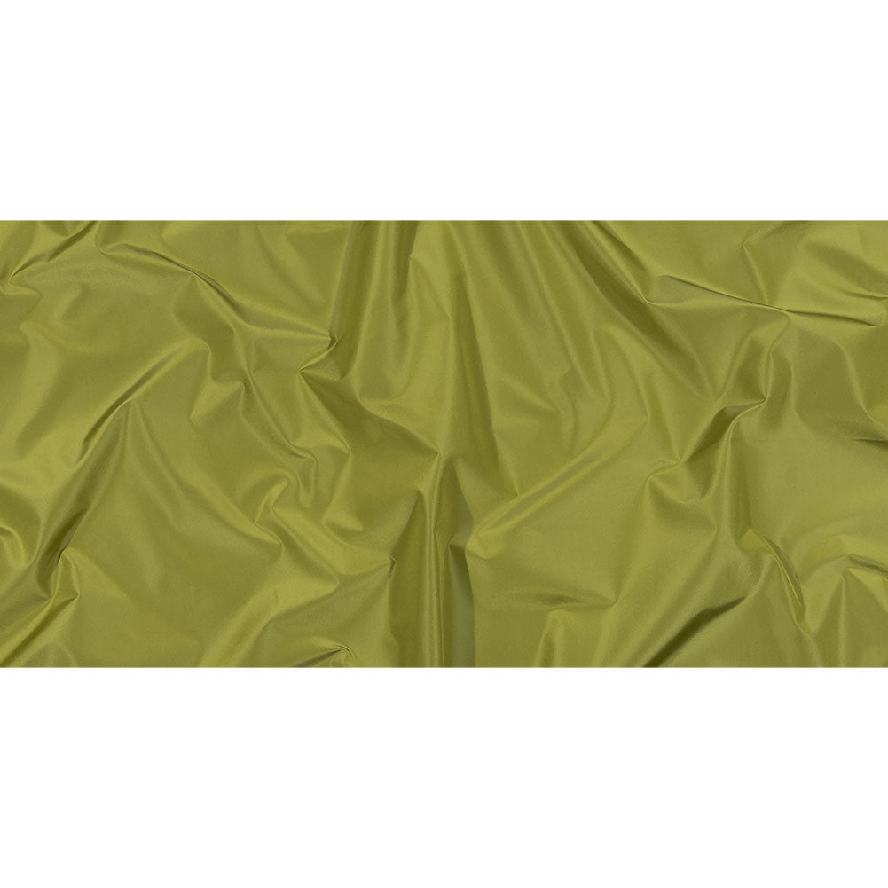 Balenciaga Italian Pea Green Polyester and Viscose Micro Faille