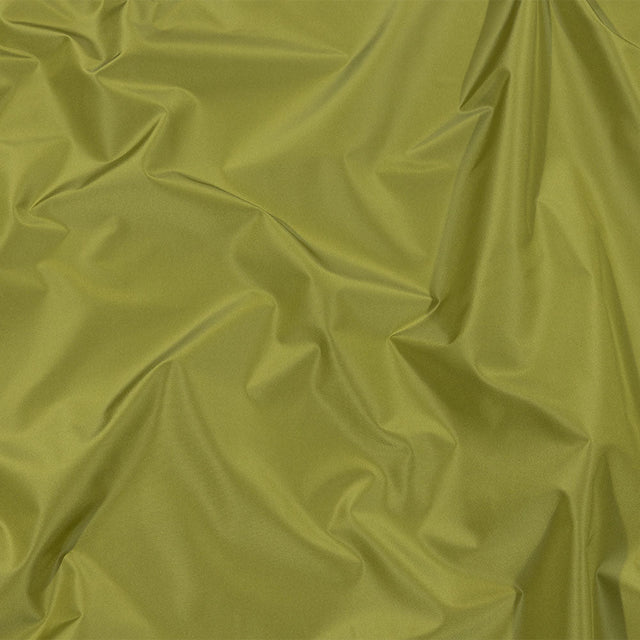 Balenciaga Italian Pea Green Polyester and Viscose Micro Faille