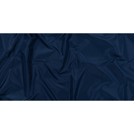 Balenciaga Italian Dark Blue Polyester and Viscose Micro Faille