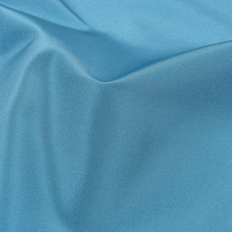 Balenciaga Italian Blue Yonder Polyester and Viscose Micro Faille