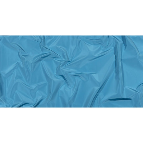Balenciaga Italian Blue Yonder Polyester and Viscose Micro Faille