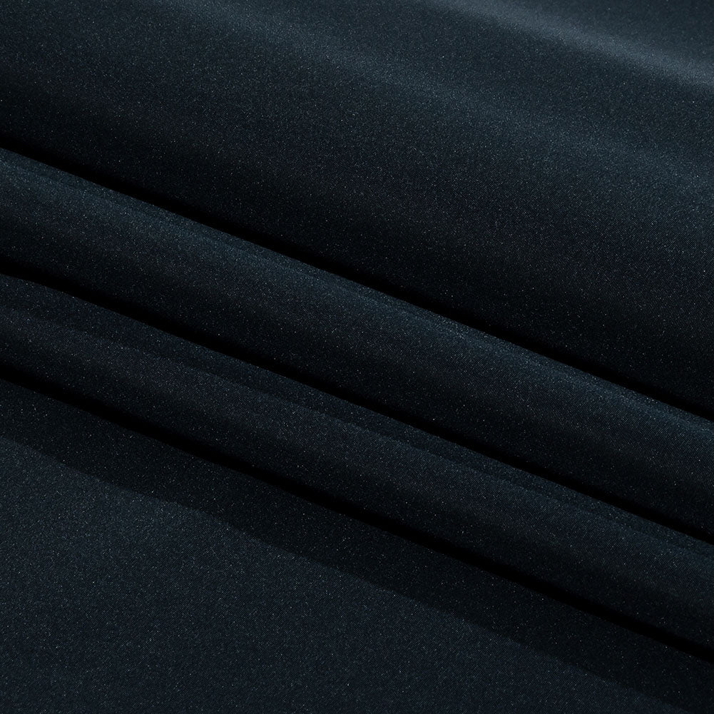 Balenciaga Italian Midnight Navy Polyester and Viscose Micro Faille