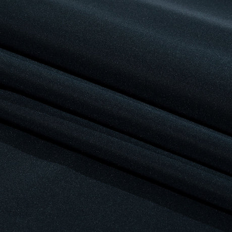 Balenciaga Italian Midnight Navy Polyester and Viscose Micro Faille