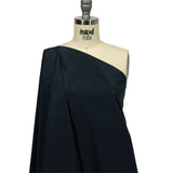 Balenciaga Italian Midnight Navy Polyester and Viscose Micro Faille