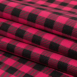 Balenciaga Italian Pink and Meteorite Gingham Check Polyester Twill
