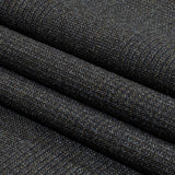 Balenciaga Italian Black Iris, Brown and Blue Ice Glen Check Wool Suiting