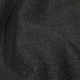 Balenciaga Italian Black Iris, Brown and Blue Ice Glen Check Wool Suiting