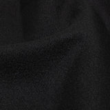 Balenciaga Italian Bluish Black Brushed Blended Virgin Wool Coating