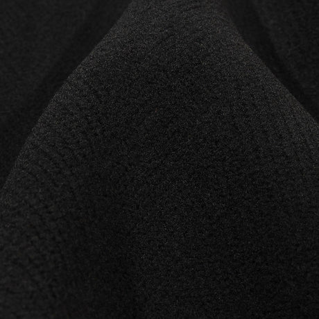 Balenciaga Italian Black Herringbone Brushed Virgin Wool Coating