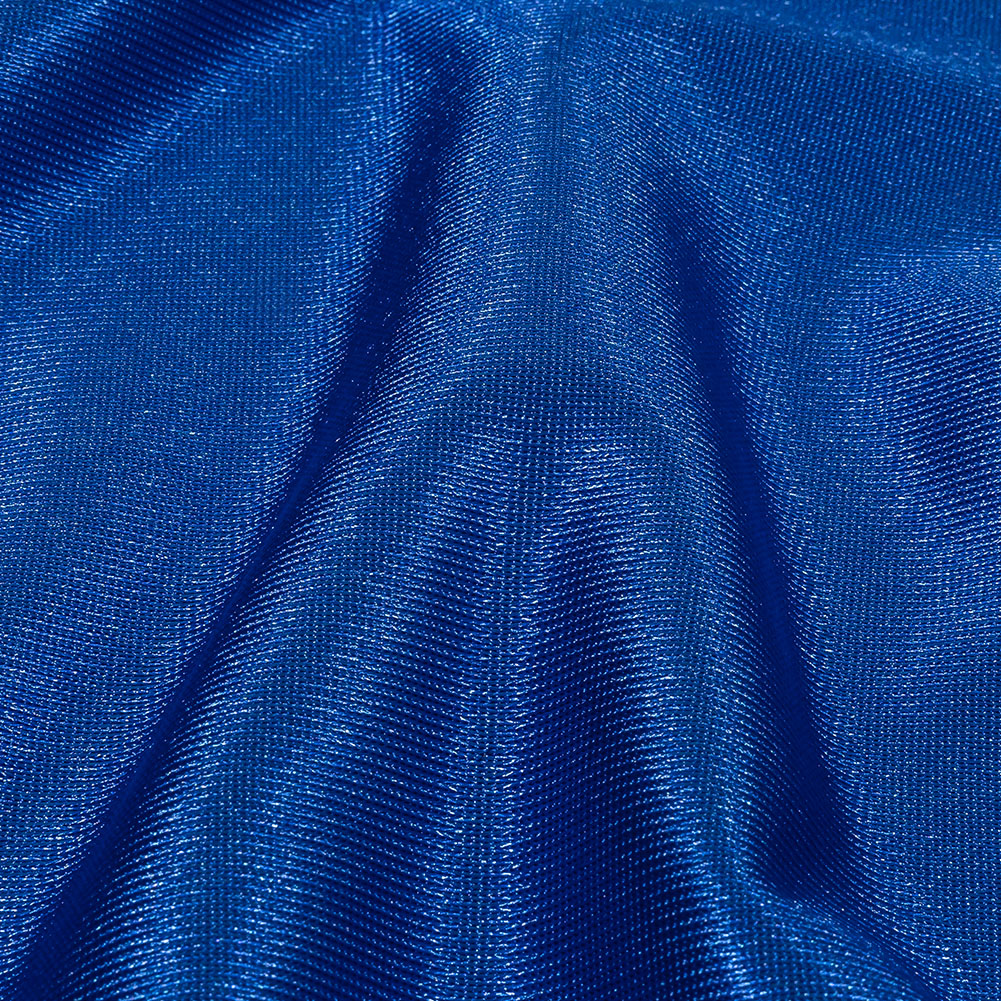 Balenciaga Italian Royal Blue Luminous Polyester Milano Jersey