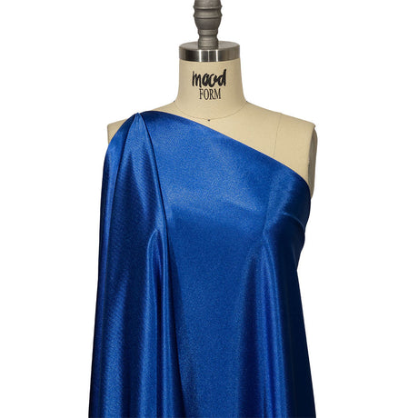 Balenciaga Italian Royal Blue Luminous Polyester Milano Jersey