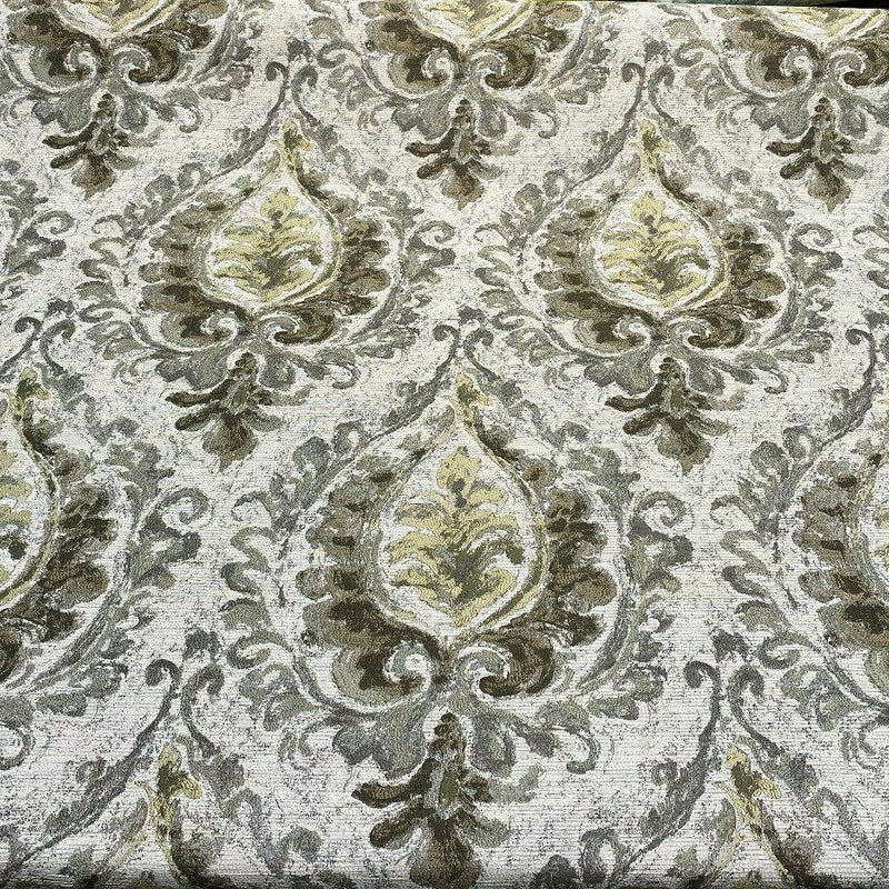 Mill Creek Effervescent Gold Dust Chenille Upholstery Fabric - Beige Antique Gold Gray Bronze Taupe, 56.5" Width (1 Yard)