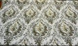 Mill Creek Effervescent Gold Dust Chenille Upholstery Fabric - Beige Antique Gold Gray Bronze Taupe, 56.5" Width (1 Yard)