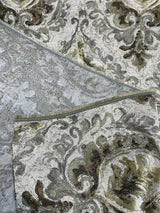 Mill Creek Effervescent Gold Dust Chenille Upholstery Fabric - Beige Antique Gold Gray Bronze Taupe, 56.5" Width (1 Yard)