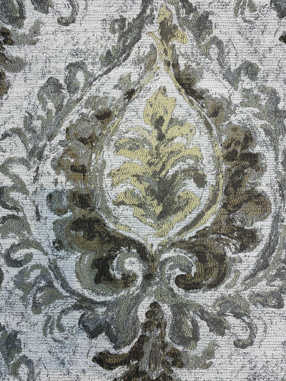 Mill Creek Effervescent Gold Dust Chenille Upholstery Fabric - Beige Antique Gold Gray Bronze Taupe, 56.5" Width (1 Yard)