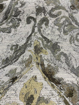 Mill Creek Effervescent Gold Dust Chenille Upholstery Fabric - Beige Antique Gold Gray Bronze Taupe, 56.5" Width (1 Yard)