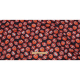 Mercerized Organic Egyptian Cotton Voile - Red and Black Vampire Lips - Toulouse Collection