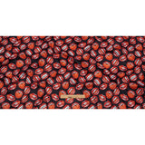 Mercerized Organic Egyptian Cotton Shirting - Red and Black Vampire Lips - Ravello Collection