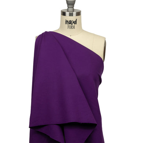 Stretch Ponte Knit - Imperial Purple - Papilio Collection
