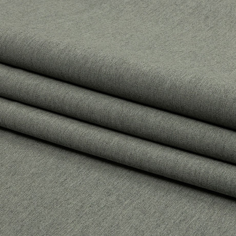 Stretch Ponte Knit - Light Heathered Gray - Papilio Collection
