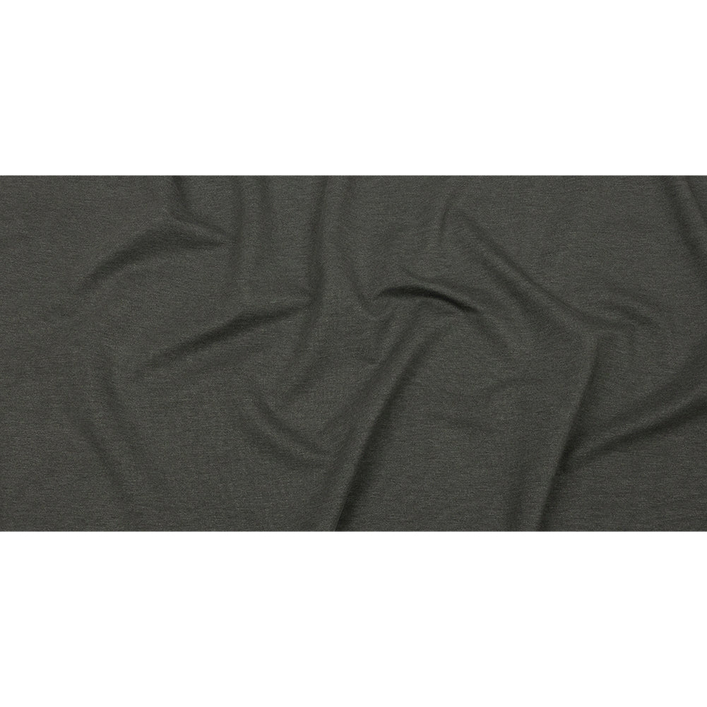 Stretch Ponte Knit - Dark Heathered Gray - Papilio Collection