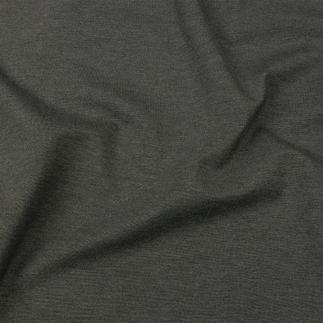 Stretch Ponte Knit - Dark Heathered Gray - Papilio Collection