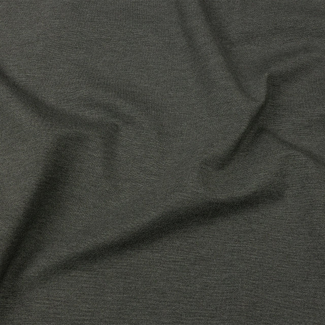 Stretch Ponte Knit - Dark Heathered Gray - Papilio Collection